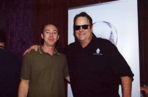 Cameron and Dan Aykroyd 2009